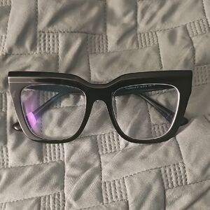 Zeelool Stylish Black Cat-Eye Prescription Glasses